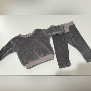 Pouf Baby Gray Pajama Set